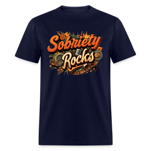 Sobriety Rocks - navy