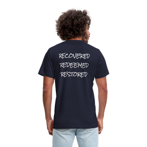 R3 Tee (Recovered, Redeemed, Restored) -SPOD - navy