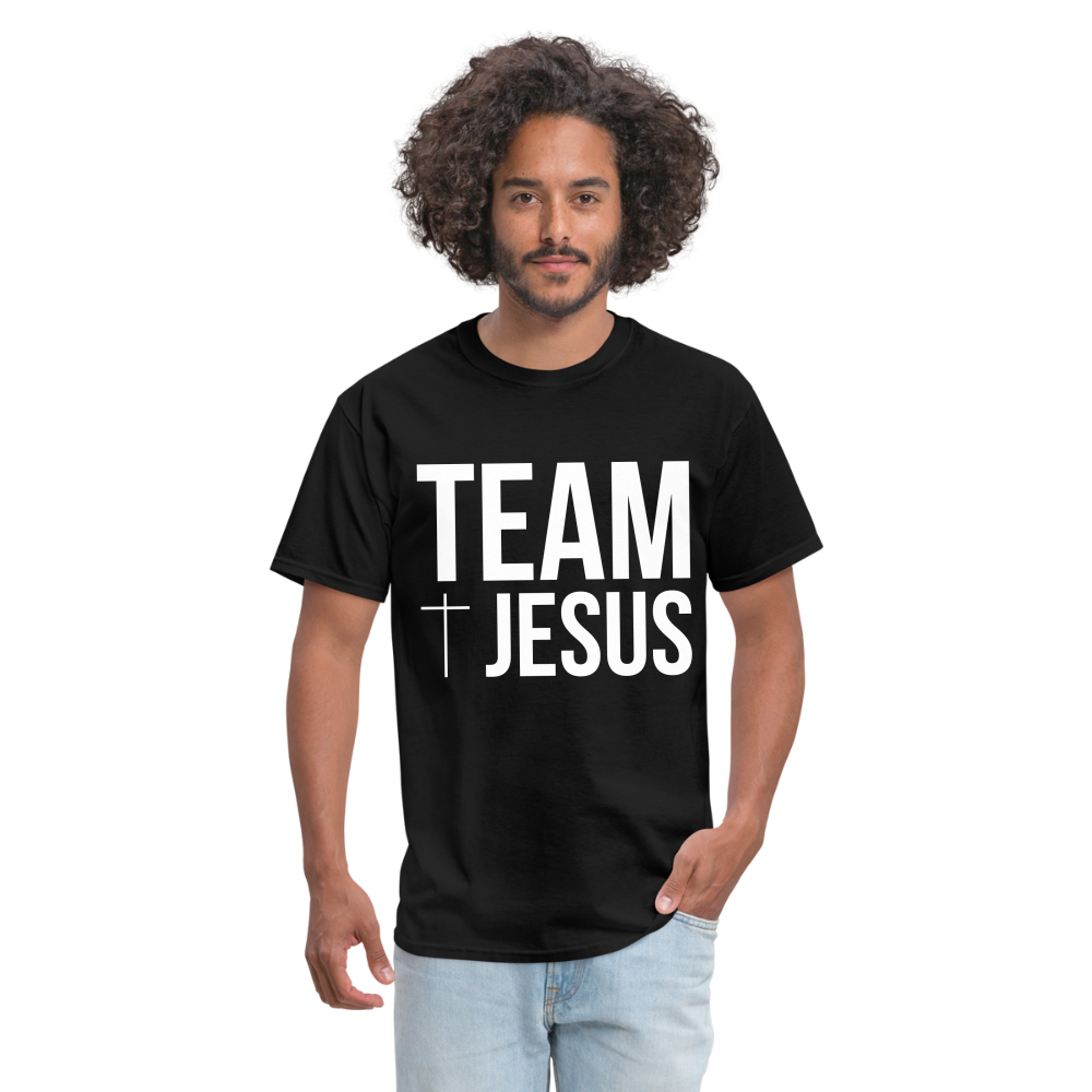 Team Jesus Mens T-Shirt - black