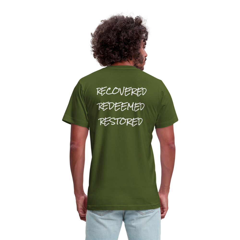 R3 Tee (Recovered, Redeemed, Restored) -SPOD - olive