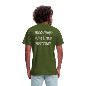 R3 Tee (Recovered, Redeemed, Restored) -SPOD - olive