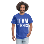 Load image into Gallery viewer, Team Jesus Mens T-Shirt - royal blue
