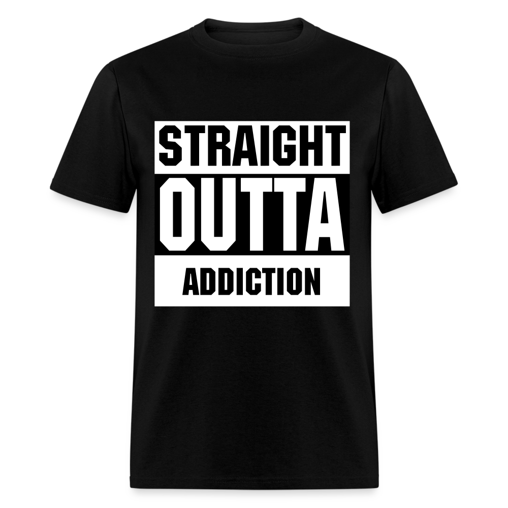 Straight Outta Addiction - black