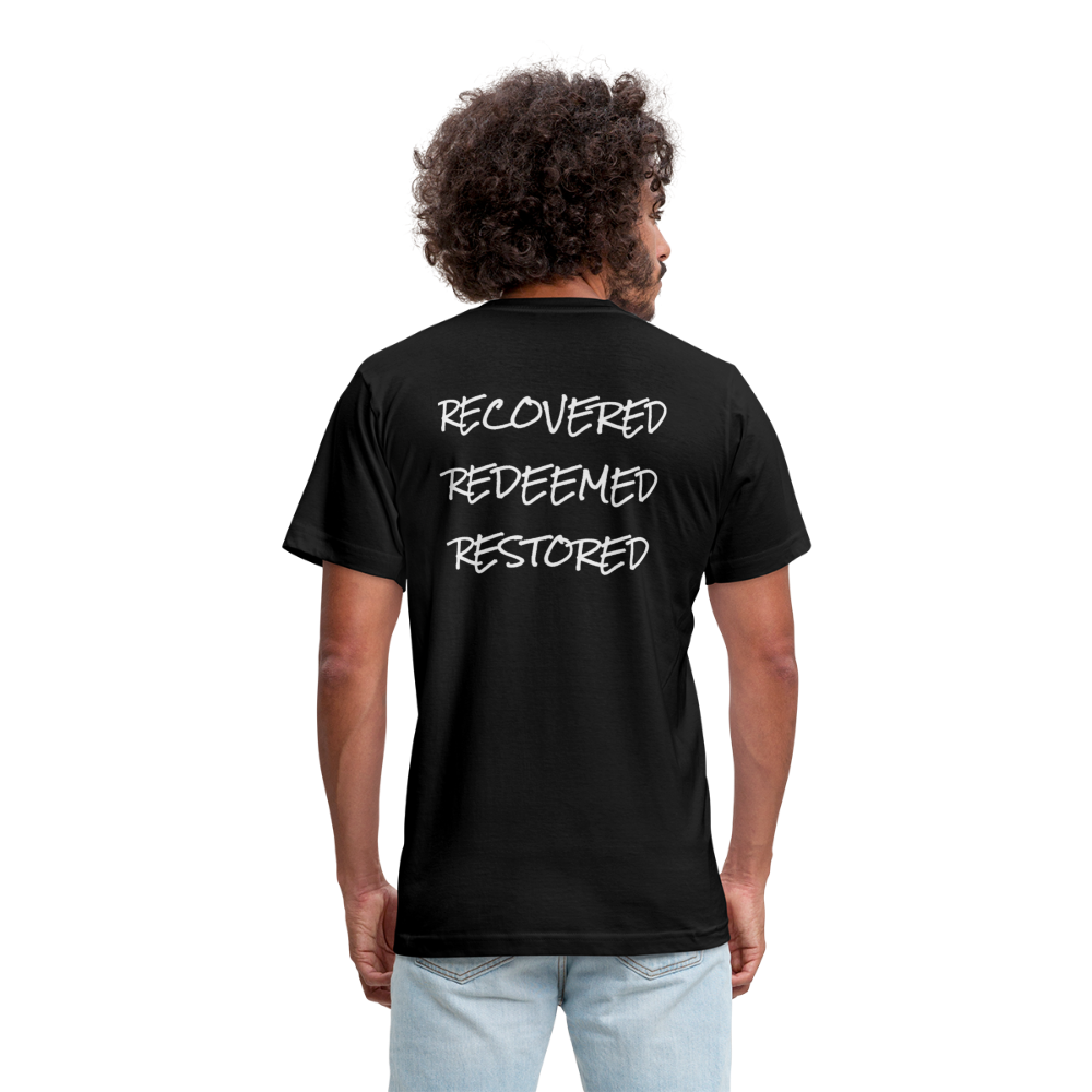 R3 Tee (Recovered, Redeemed, Restored) -SPOD - black